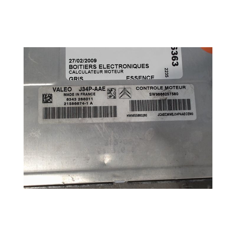 CALCULATEUR MOTEUR PEUGEOT 206