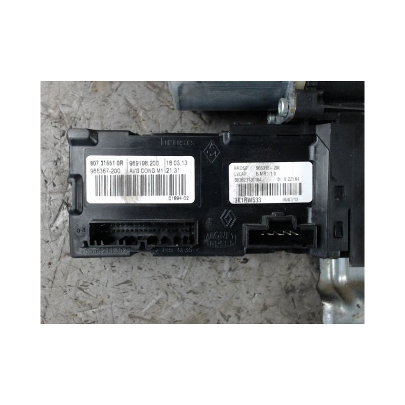MECANISME+MOTEUR LEVE-GLACE AVANT GAUCHE RENAULT MEGANE III 2008-