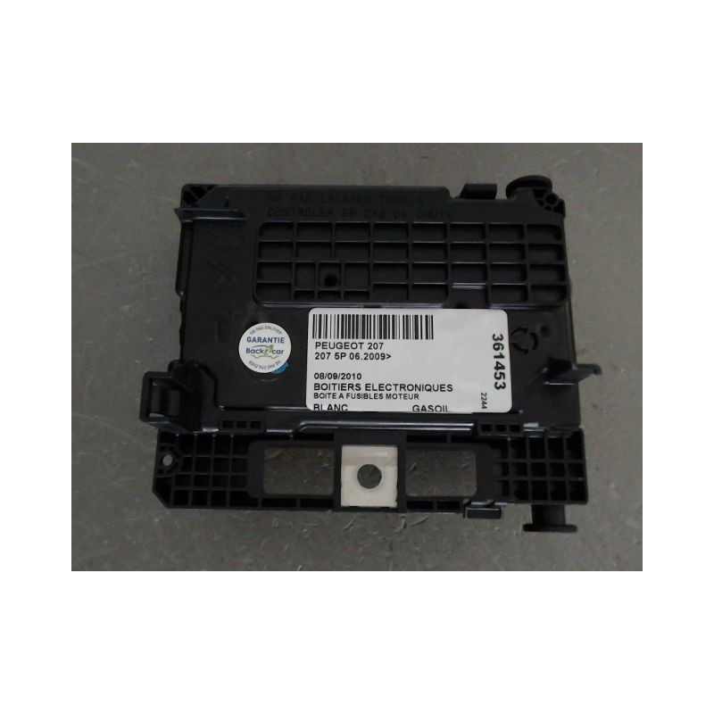BOITE A FUSIBLES PEUGEOT 207 2009-