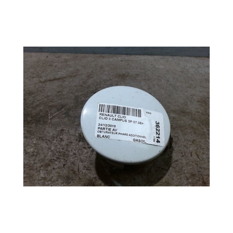 OBTURATEUR PHARE ADDITIONNEL PARE-CHOC AVD RENAULT CLIO II CAMPUS 06-
