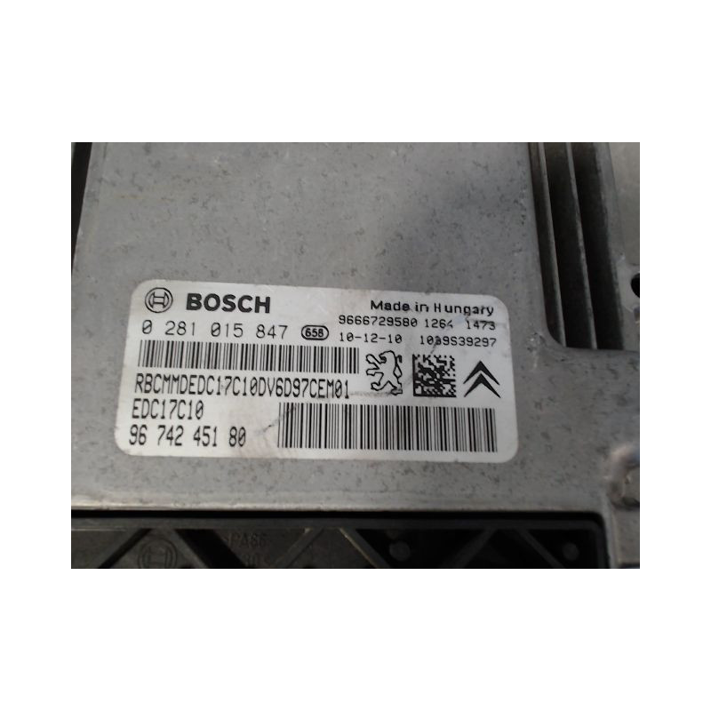CALCULATEUR MOTEUR CITROEN DS3 Phase 1 (A55) 2009-2014