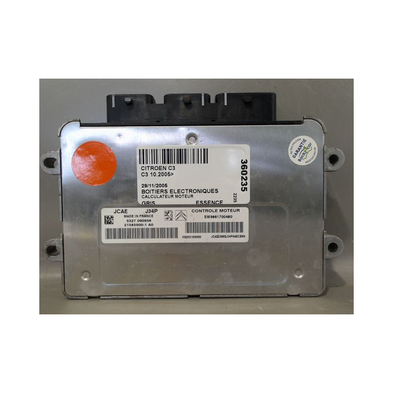 CALCULATEUR MOTEUR CITROEN C3 2005-