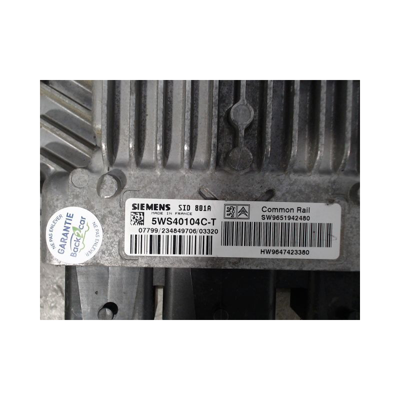 CALCULATEUR MOTEUR PEUGEOT 307 2001-2005