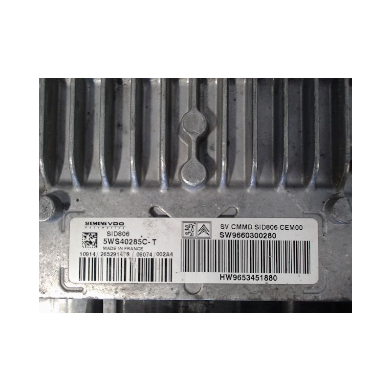 CALCULATEUR MOTEUR PEUGEOT 807 MONOSP. 2002-2014