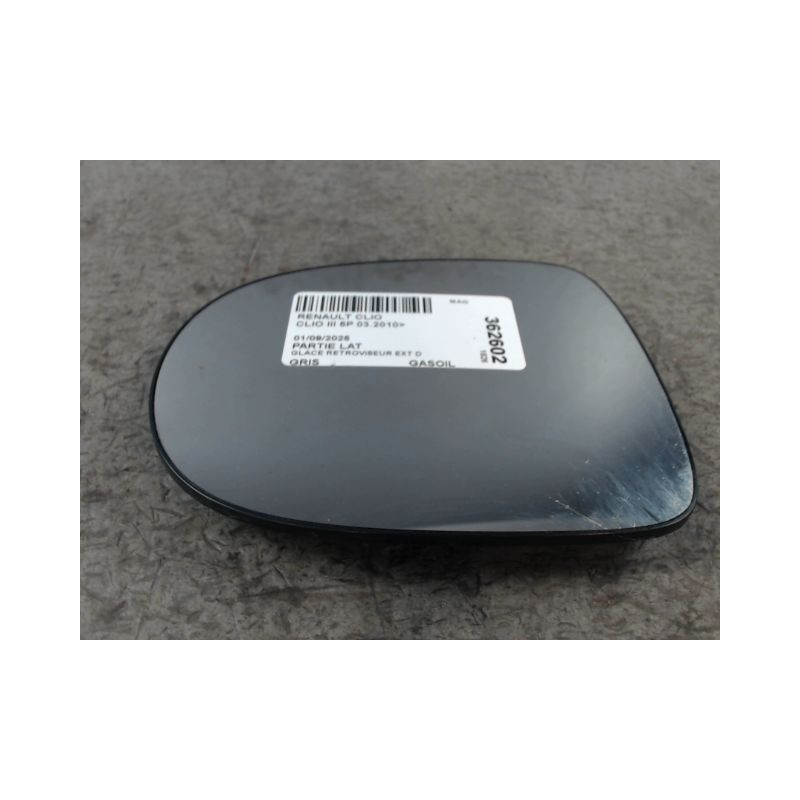 GLACE RETROVISEUR EXT D RENAULT CLIO III 2010-