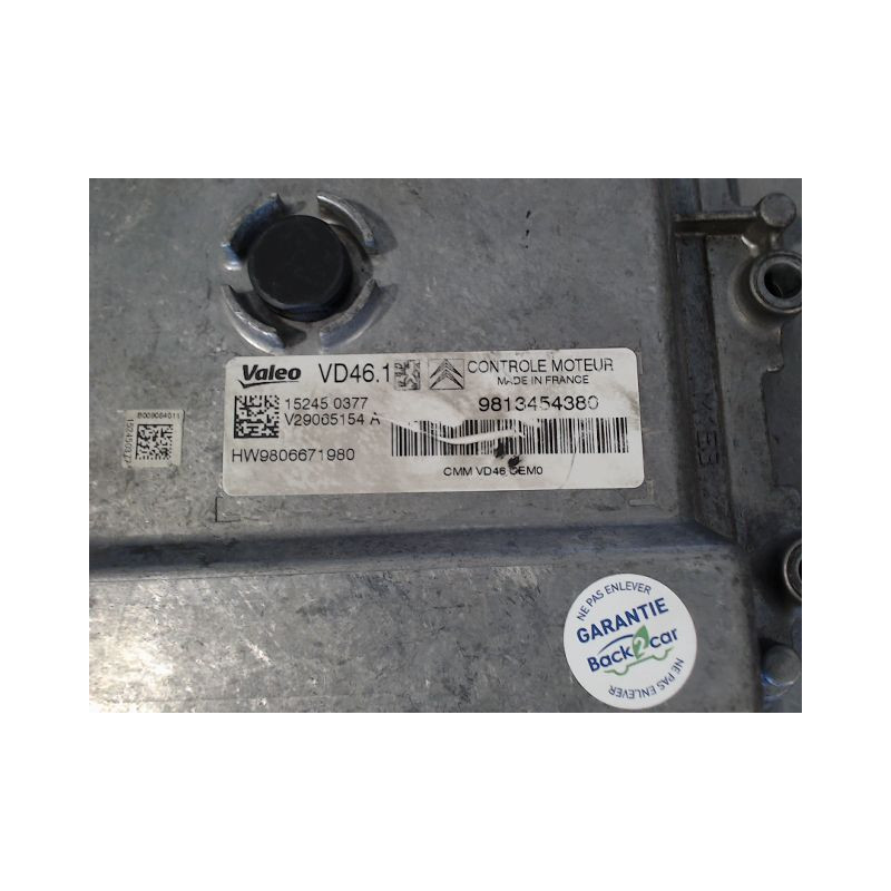CALCULATEUR MOTEUR PEUGEOT 308 2011-