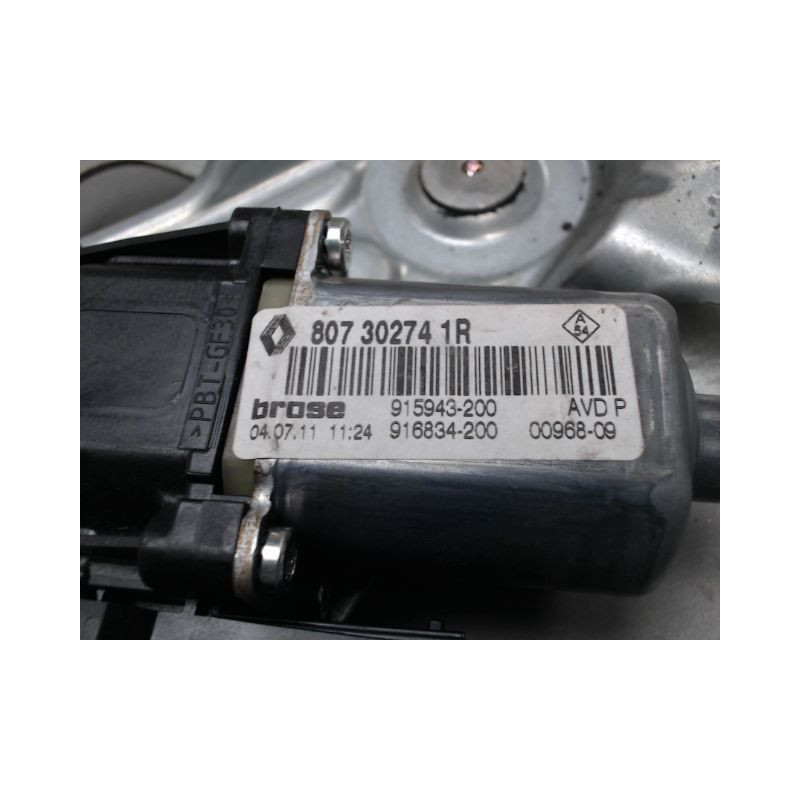 MECANISME LEVE-GLACE AVANT DROIT RENAULT MEGANE