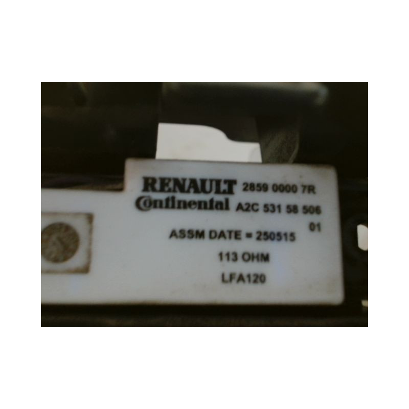 SUPPORT CENTRAL PARE-CHOC ARRIERE  RENAULT CLIO