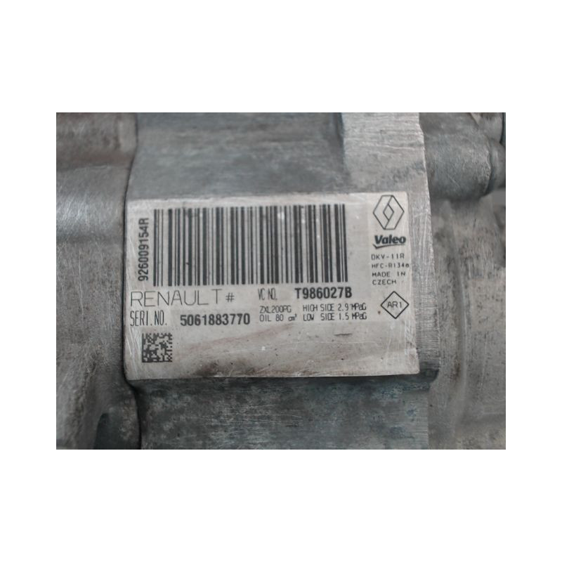 COMPRESSEUR AIR CONDITIONNE DACIA LODGY