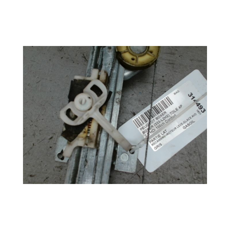 MECANISME+MOTEUR LEVE-GLACE AVANT DROIT PEUGEOT BOXER (333-L2H2) TOLE 6.2006-