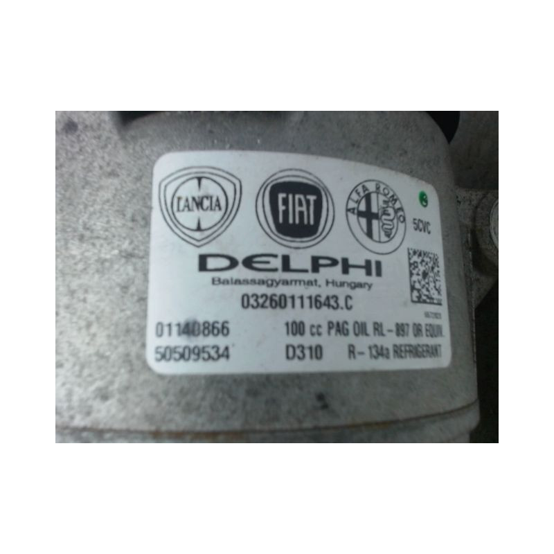 COMPRESSEUR AIR CONDITIONNE ALFA ROMEO GUILIETTA 2010-