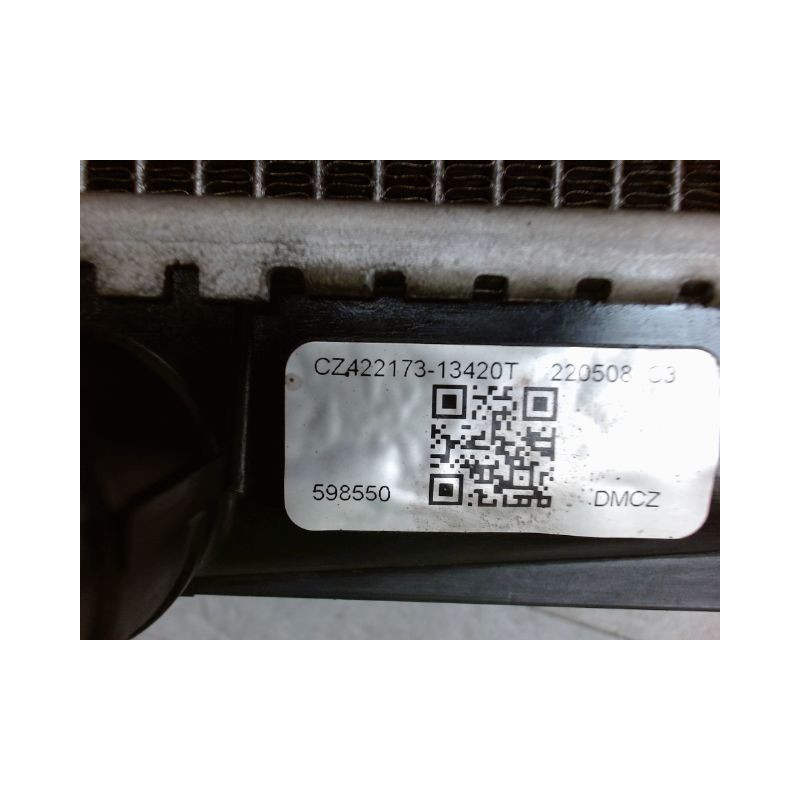 RADIATEUR TOYOTA AYGO 1 PHASE 1 1.0I - 12V