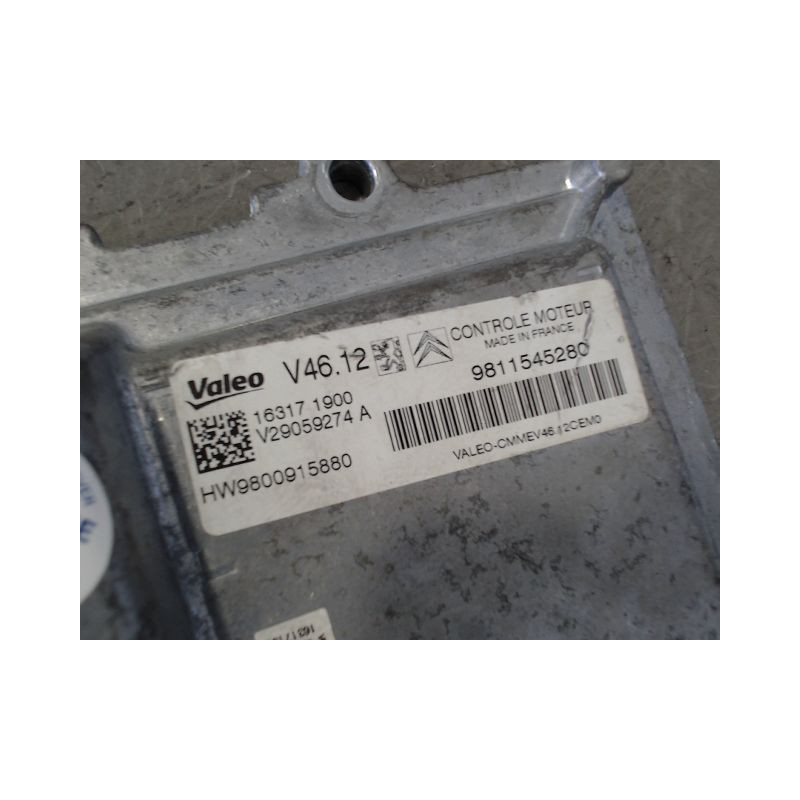 CALCULATEUR MOTEUR CITROEN C4 CACTUS
