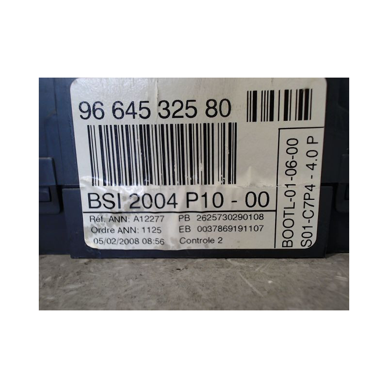 BOITIER GESTION HABITACLE CITROEN C3