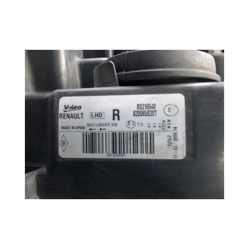 PHARE DROIT RENAULT MODUS