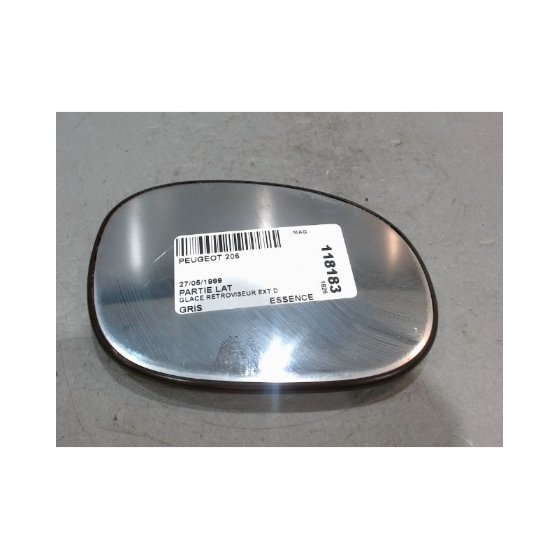 GLACE RETROVISEUR EXT D PEUGEOT 206