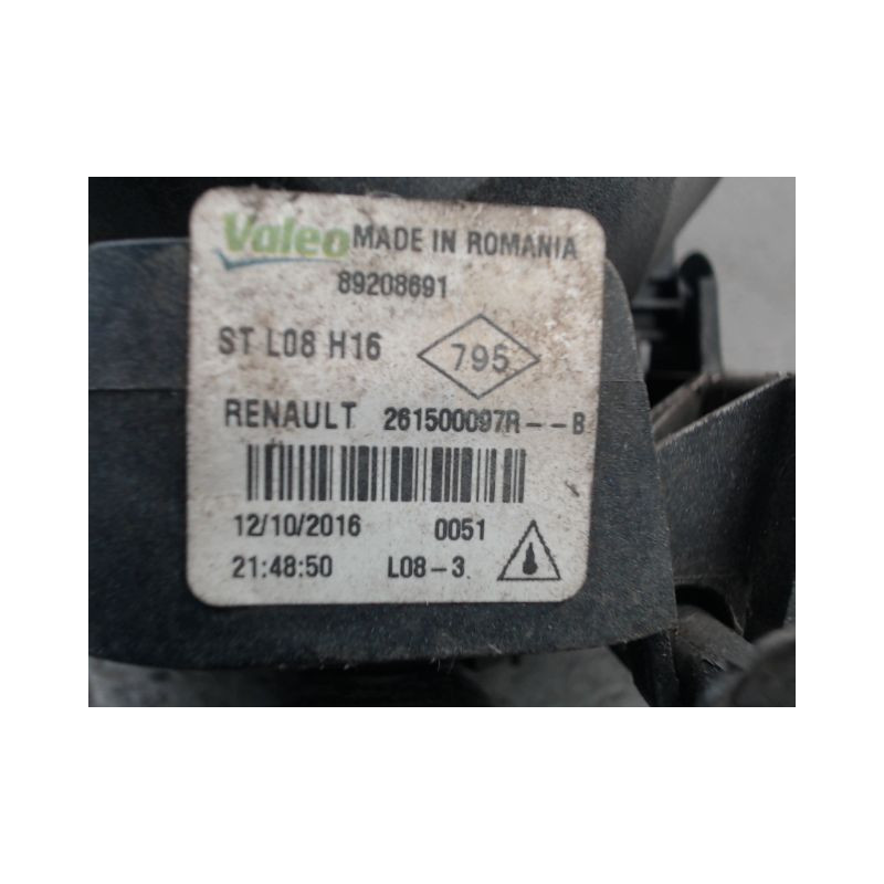 PHARE ANTIBROUILLARD AVANT GAUCHE RENAULT MEGANE