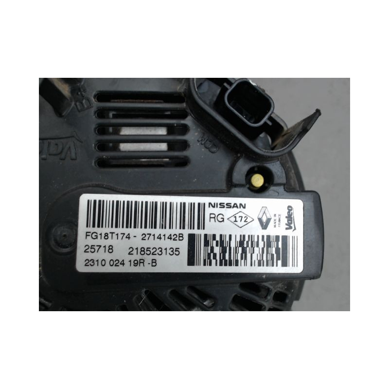 ALTERNATEUR NISSAN QASHQAI