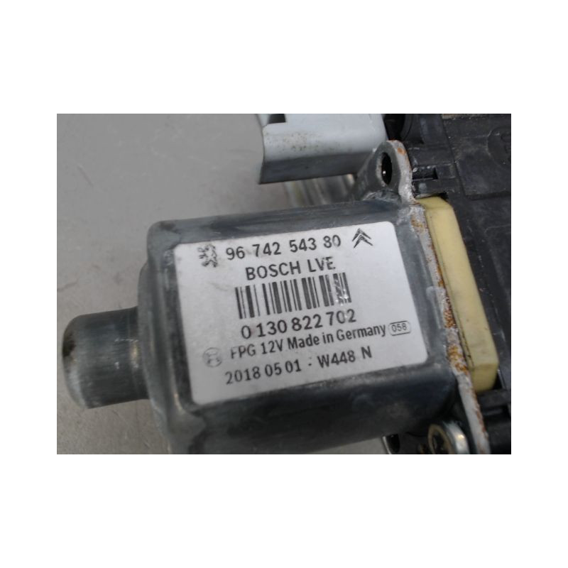 MECANISME LEVE-GLACE AVANT DROIT PEUGEOT 208