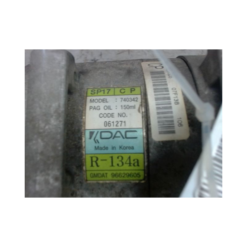 COMPRESSEUR AIR CONDITIONNE CHEVROLET CAPTIVA