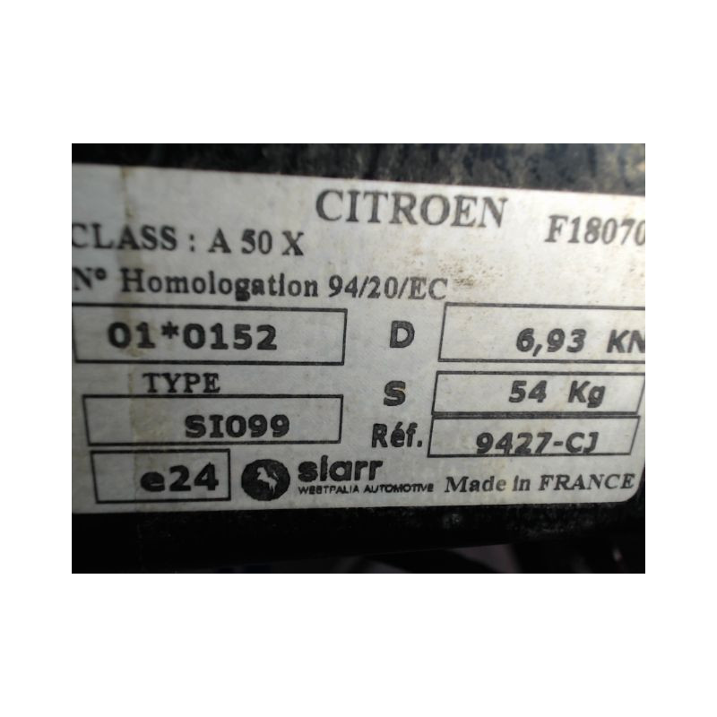 ATTELAGE CITROEN C3 2009-