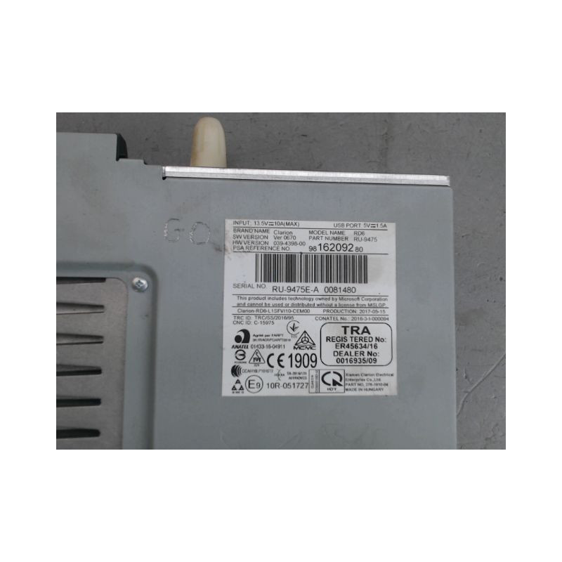 AUTORADIO CITROEN C3