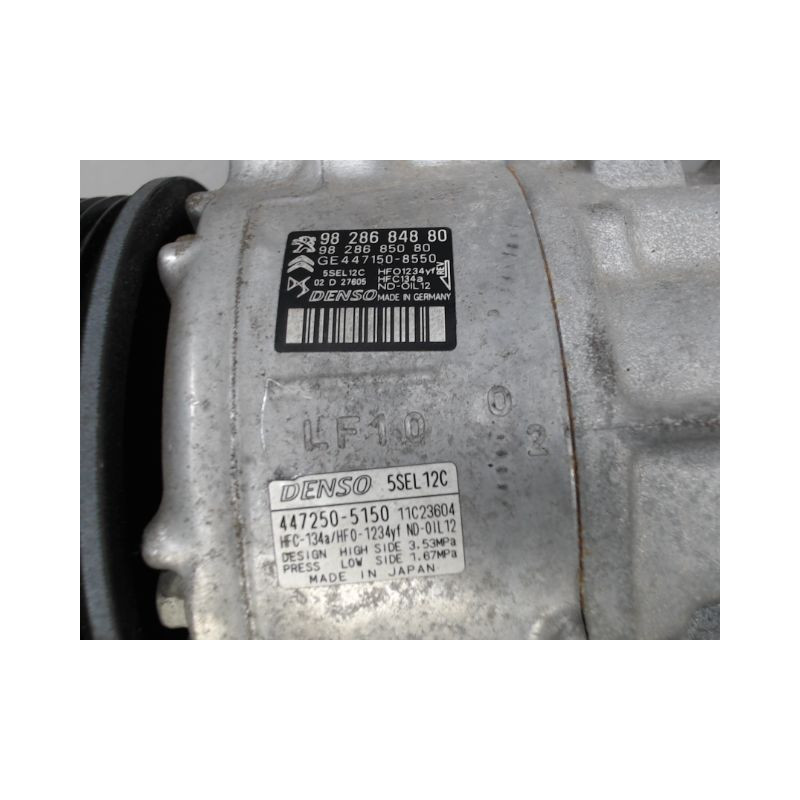 COMPRESSEUR AIR CONDITIONNE PEUGEOT 208