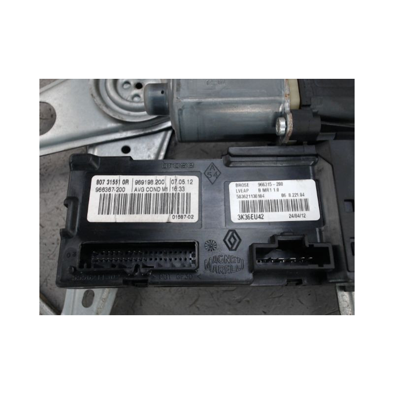 MECANISME LEVE-GLACE AVANT GAUCHE RENAULT MEGANE
