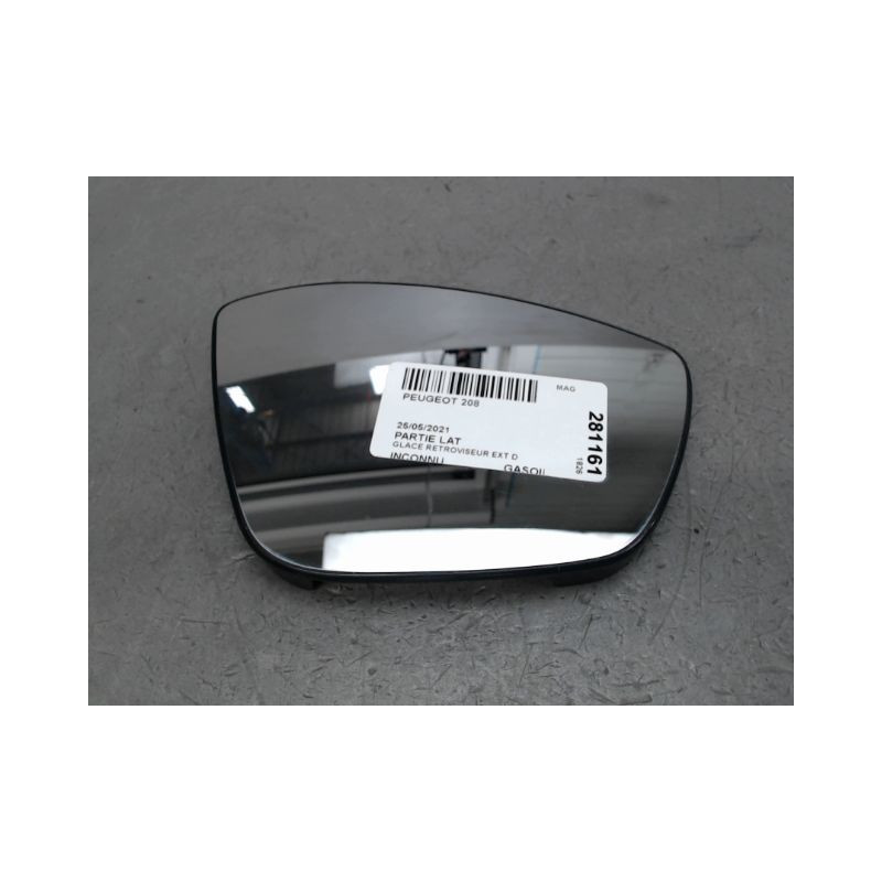 GLACE RETROVISEUR EXT D PEUGEOT 208