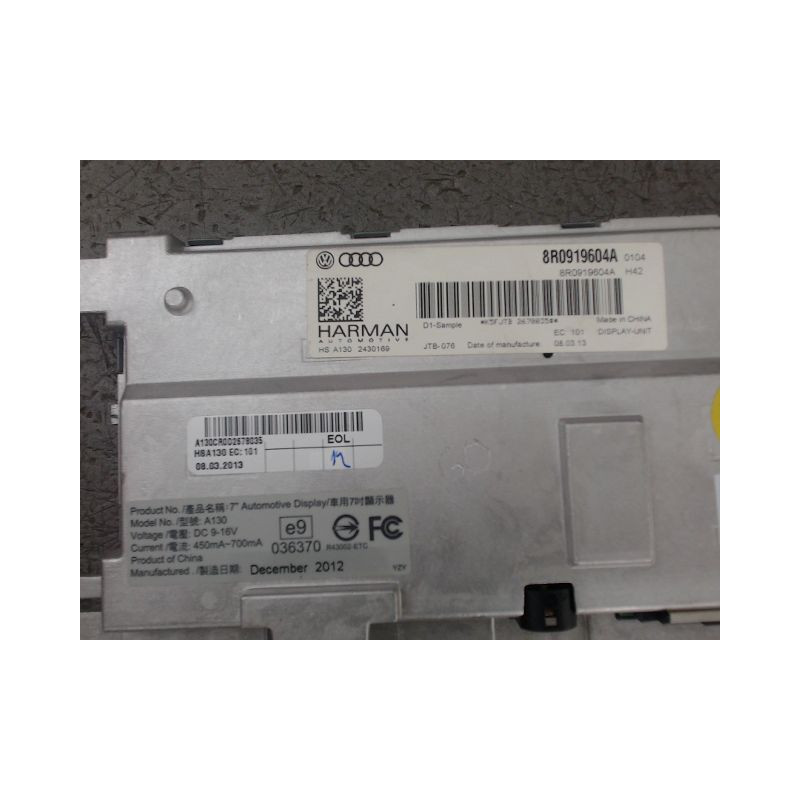 ECRAN GPS AUDI A5