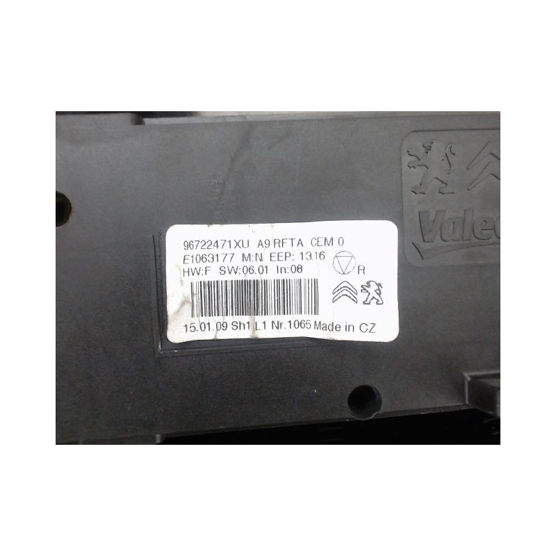 COMMANDE DE CHAUFFAGE PEUGEOT 2008