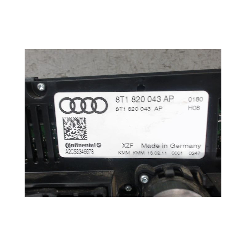 COMMANDE DE CHAUFFAGE AUDI Q5