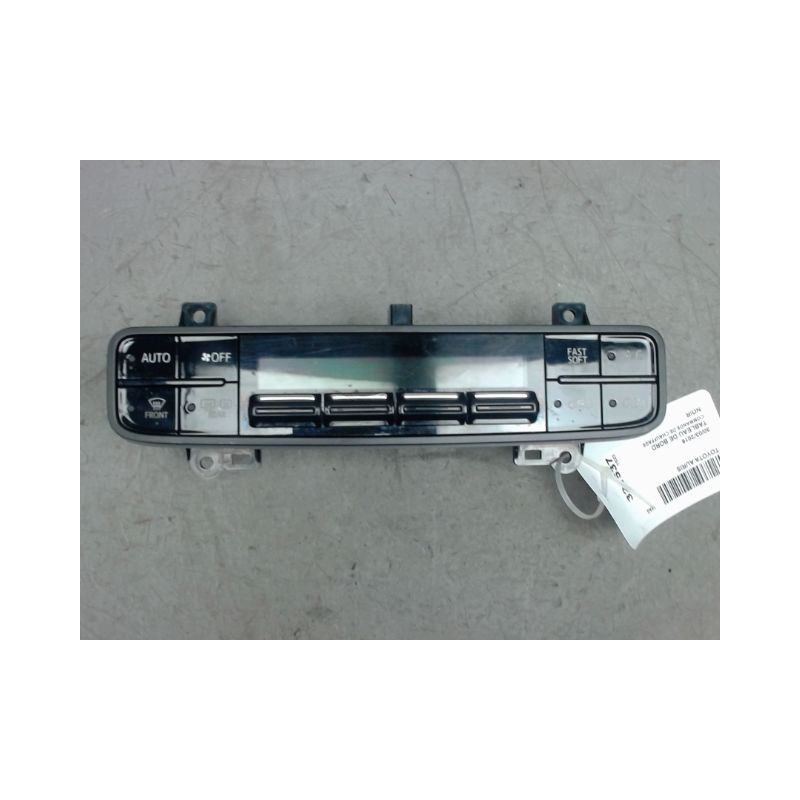 COMMANDE DE CHAUFFAGE TOYOTA AURIS