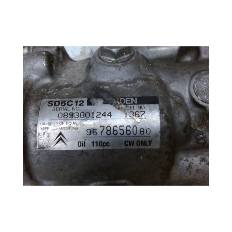 COMPRESSEUR AIR CONDITIONNE CITROEN C3 2009-