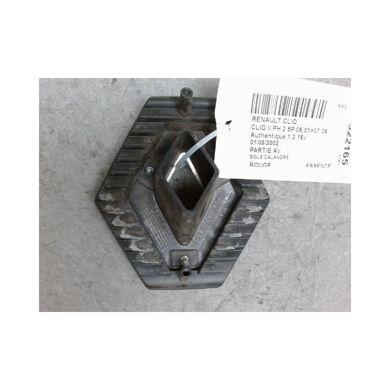 SIGLE CALANDRE RENAULT CLIO II PH.2 01-06