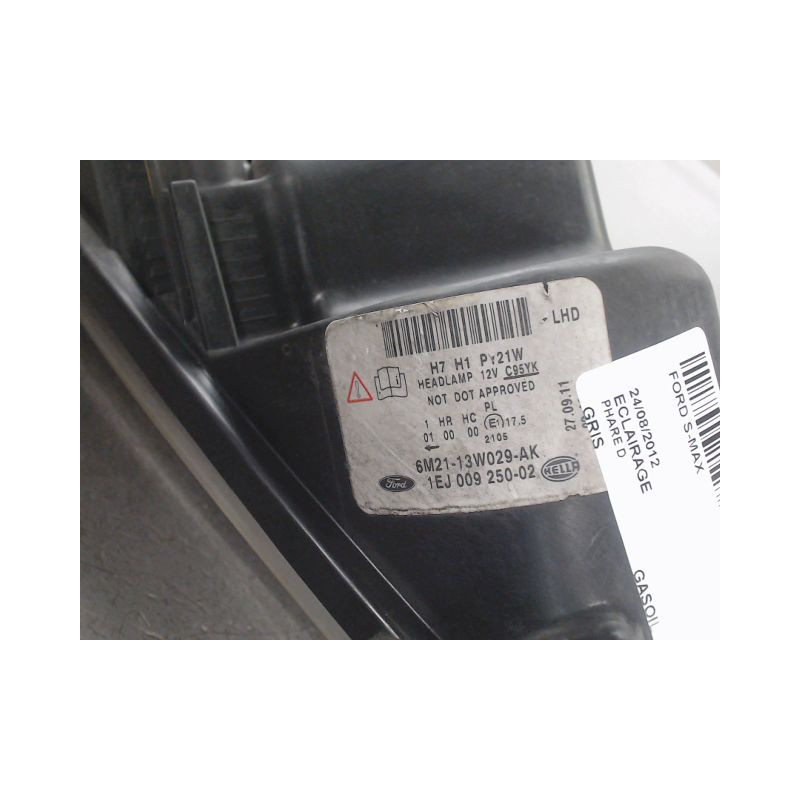 PHARE DROIT FORD S-MAX