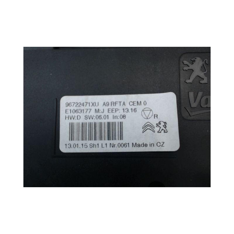 COMMANDE DE CHAUFFAGE PEUGEOT 2008