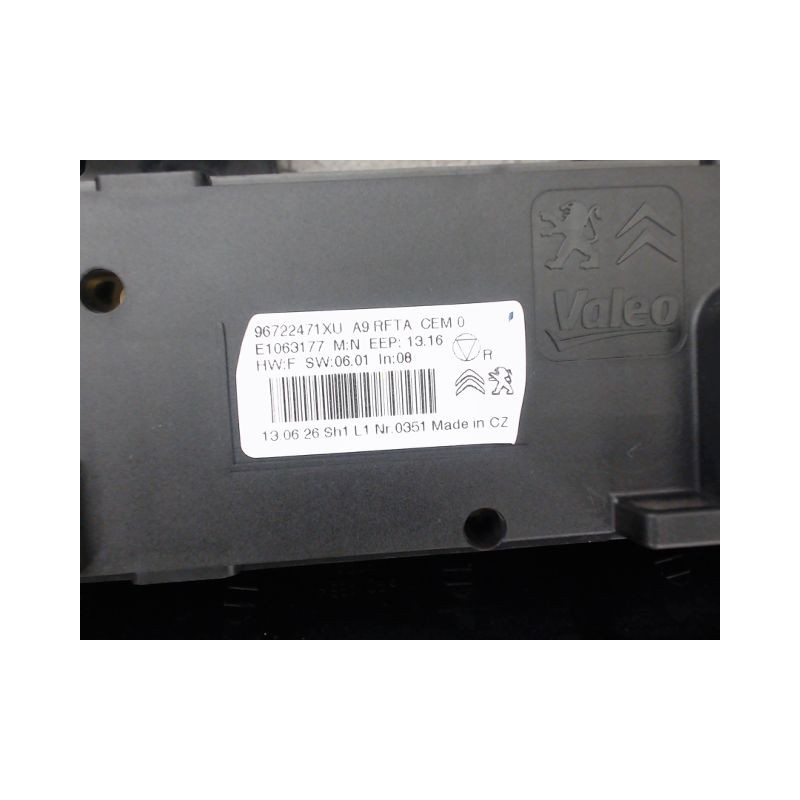 COMMANDE DE CHAUFFAGE PEUGEOT 2008