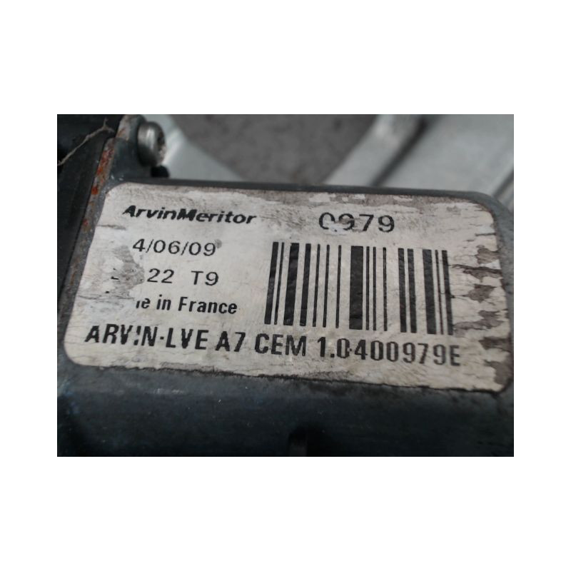 MECANISME LEVE-GLACE ARRIERE GAUCHE CITROEN C4