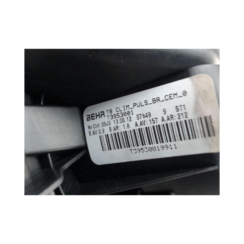 MOTEUR VENTILATEUR CHAUFFAGE PEUGEOT 3008
