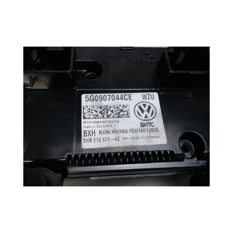 COMMANDE DE CHAUFFAGE VOLKSWAGEN GOLF