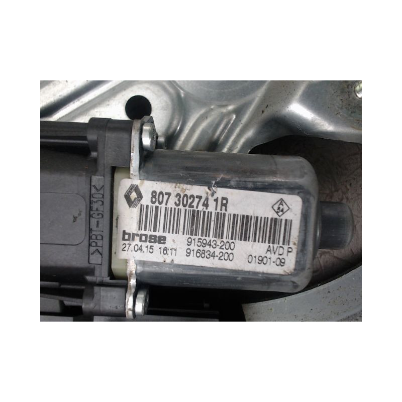 MECANISME LEVE-GLACE AVANT DROIT RENAULT MEGANE