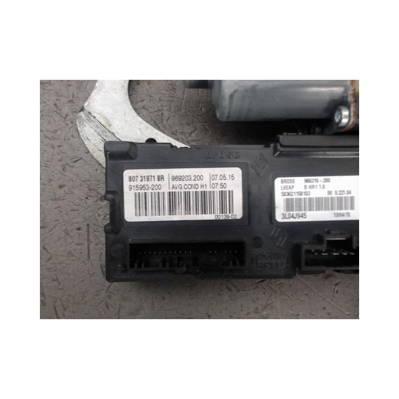 MECANISME LEVE-GLACE AVANT GAUCHE RENAULT MEGANE