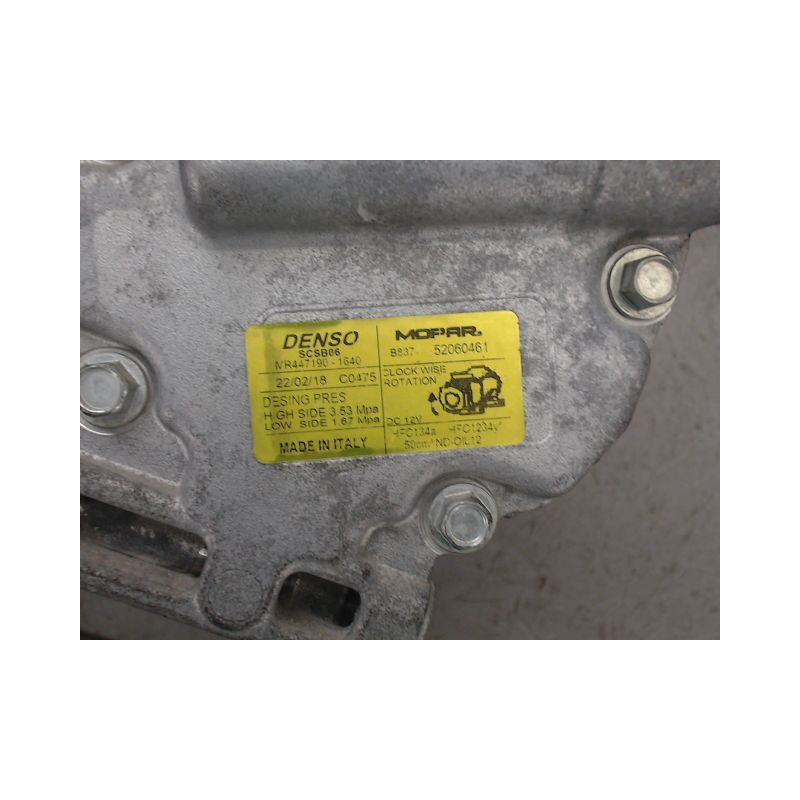 COMPRESSEUR AIR CONDITIONNE FIAT 500