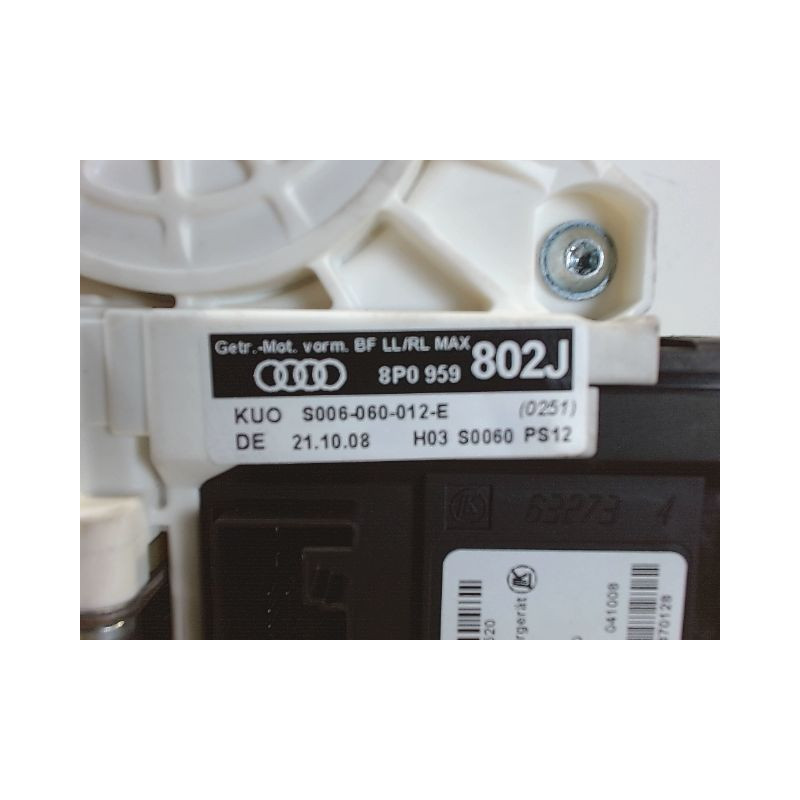 MECANISME+MOTEUR LEVE-GLACE AVANT DROIT AUDI A3