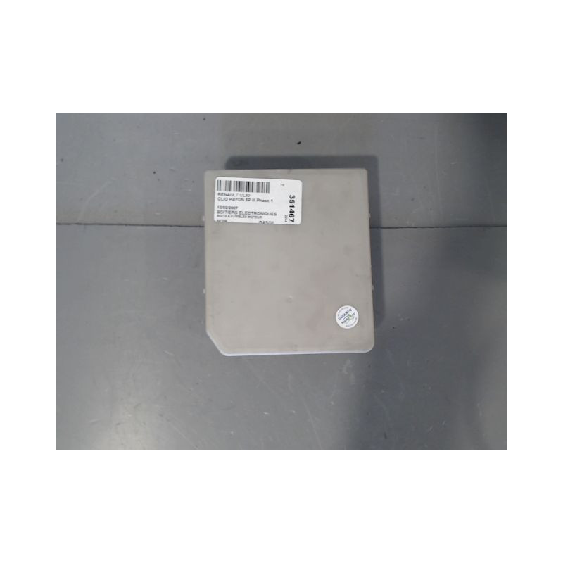 BOITE A FUSIBLES RENAULT CLIO III Phase 1 2005-2009