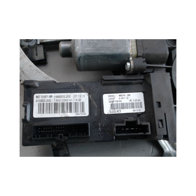 MECANISME LEVE-GLACE AVANT GAUCHE RENAULT MEGANE