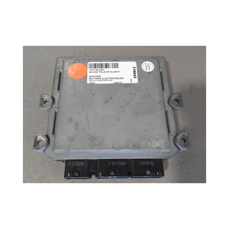 CALCULATEUR MOTEUR FIAT SCUDO TOLE 2007-