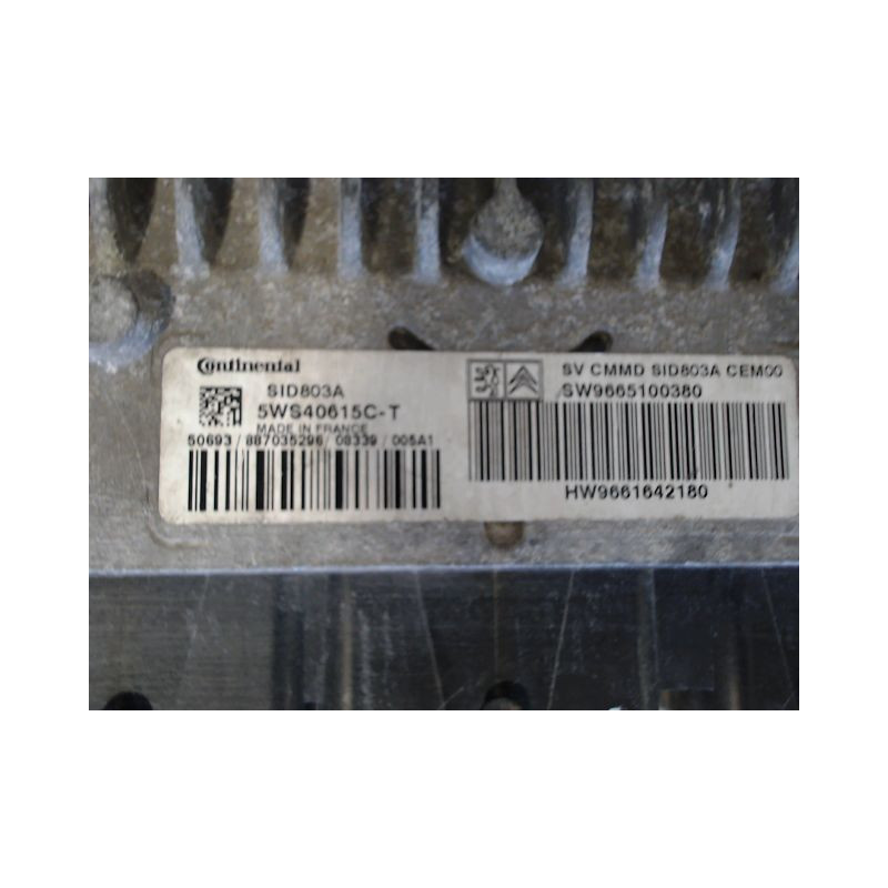 CALCULATEUR MOTEUR FIAT SCUDO TOLE 2007-