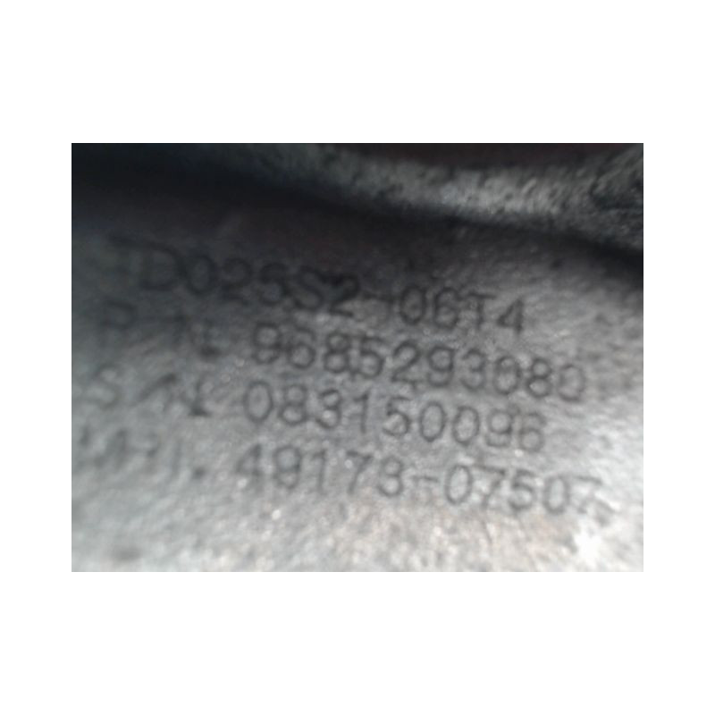 MOTEUR DIESEL PEUGEOT PARTNER 1.6 HDi 16V